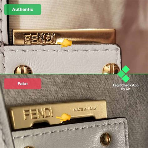 fendi original vs fake|fendi baguette real.